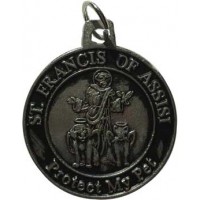 St Francis Protect My Pet Amulet