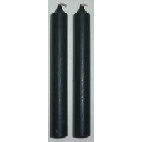 1-2" Black Chime Candle 20 Pack