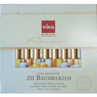 1-2" Gold Chime Candle 20 Pack