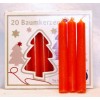 1-2" Yellow Altar Candle 20 Pack