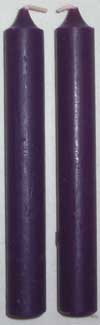 1-2" Purple Altar Candle 20 Pack
