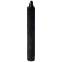 Black 6" Taper Candle