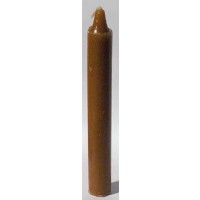 Brown 6" Taper Candle