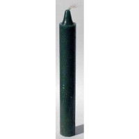 Green 6" Taper Candle