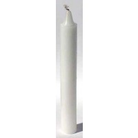 White 6" Taper Candle