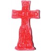 4 1-2" Crucifix Green Candle