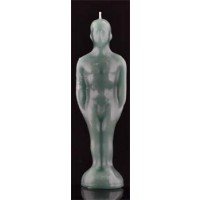 Green Male Candle