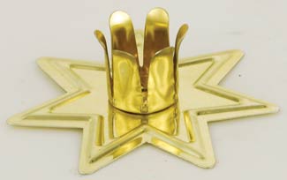 Gold-toned Fairy Star Altar Candle Holder