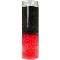 2 Color 7-day Black- Red Jar Candle