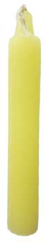 9-16" Yellow Altar Candle 20pk