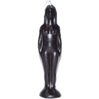 7 1-4" Black Woman Candle