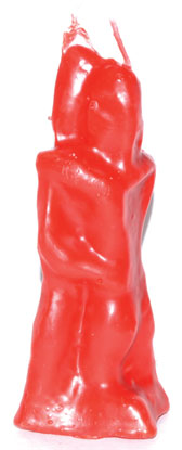 5 1-2" Red Lover Candle