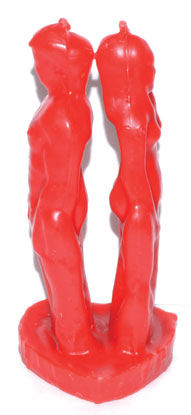 6 1-2" Red Separation Candle