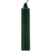 9" Green Pillar Candles