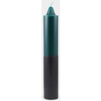 9" Green- Black Pillar Candle