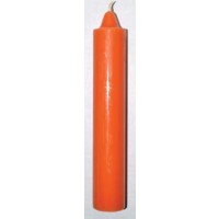 9" Orange Pillar Candle