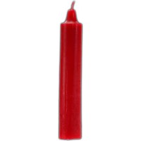 9" Red Jumbo Candle