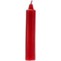 9" Red Pillar Candle