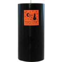 Black Cat Pillar Candle 3" X 6"
