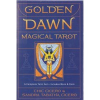 Golden Dawn Magical Tarot (deck And Book) By Cicero & Cicero