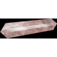 Double Terminated Rose Quartz Point  2"
