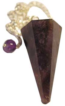 6-sided Amethyst Pendulum