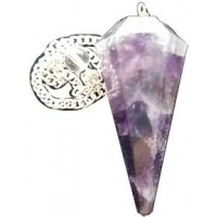 6-sided Amethyst Pendulum