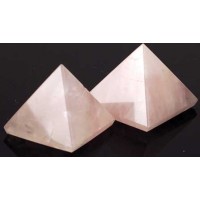 25-30mm Rose Quartz Pyramid
