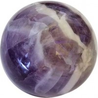 40mm Amethyst, Chevron Sphere
