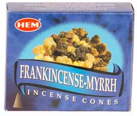 Frankincense & Myrrh Hem Cone 10 Cones