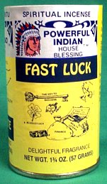 Fast Luck Powder Incense 1 3-4 Oz