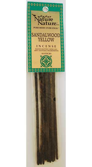 Yellow Sandalwood Nature Nature Stick 10 Pack