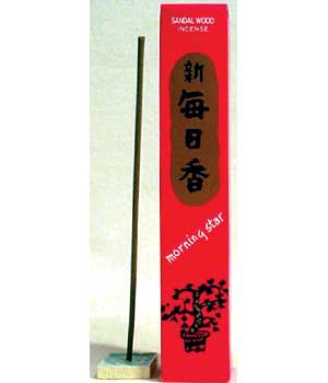 Sandalwood Morning Star Stick Incense & Holder 50 Pack
