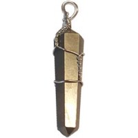 Wire Wrapped Pyrite Point