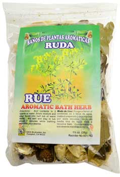1 1-4oz Rue (ruda) Aromatic Bath Herb