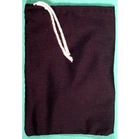 Black Cotton Bag 3" X 4"