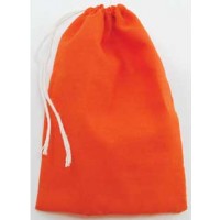 Orange Cotton Bag 3" X 4"