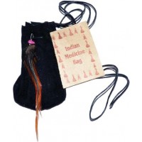 3" Medicine Dream Bag Black