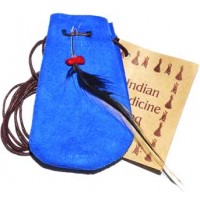 3" Medicine Dream Bag Blue