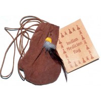 3" Medicine Dream Bag Brown