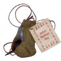3" Medicine Dream Bag Olive Green
