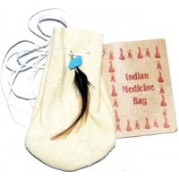 3" Medicine Dream Bag White