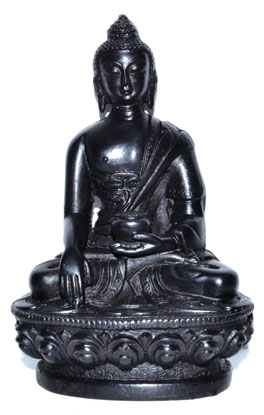 4 1-4" Buddha Black