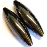 60mm Magnetic Hematite Oval Pair