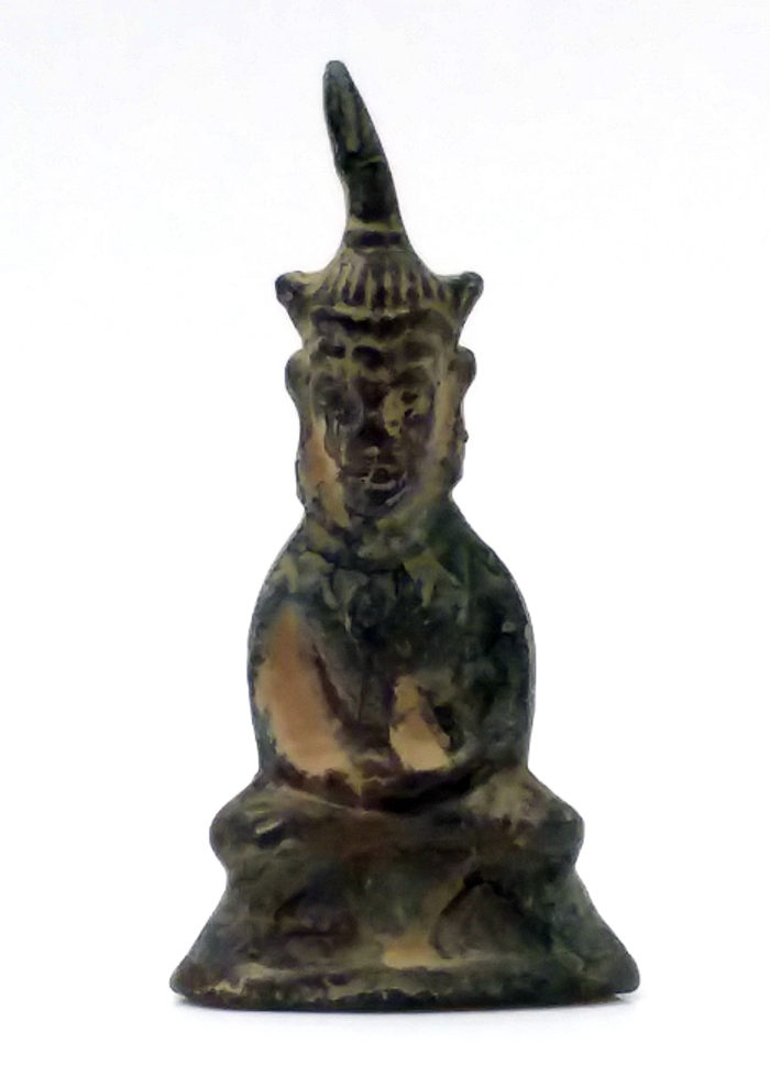 AJ Daetch : 5" bronze Phra Ngang statue - THAI VOODOO for love & money luck