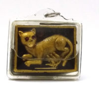 LP Phan : Cat Suckling Mice amulet - THAI VOODOO for love & money luck