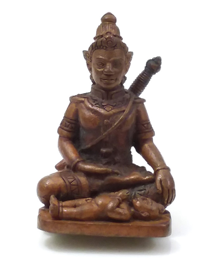 LP Phin : bronze Khun Paen statue - THAI VOODOO for love & money luck, protection