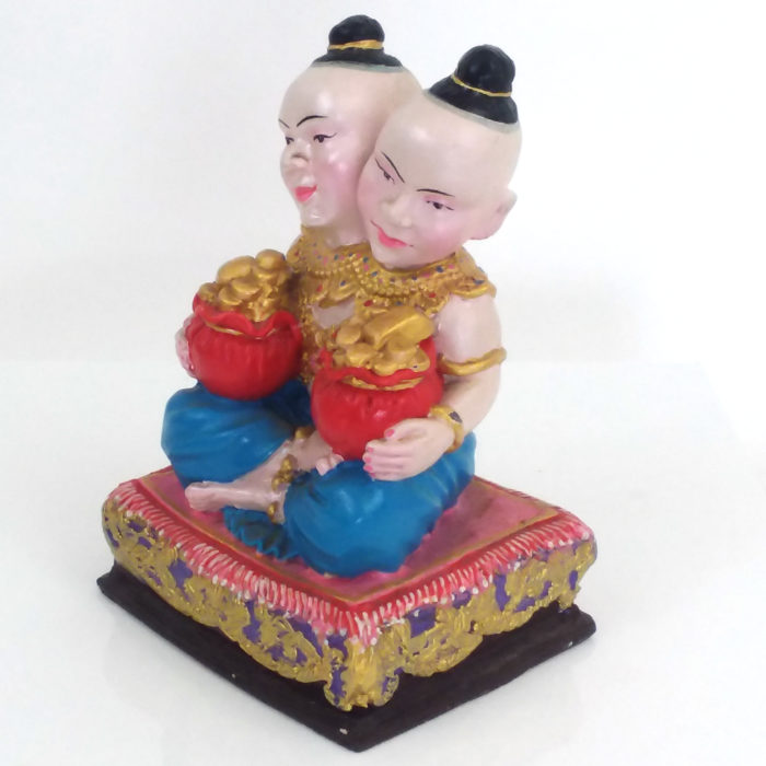 LP Samnao : blessed 5 inch Kuman Thong statue – THAI VOODOO for love & money luck
