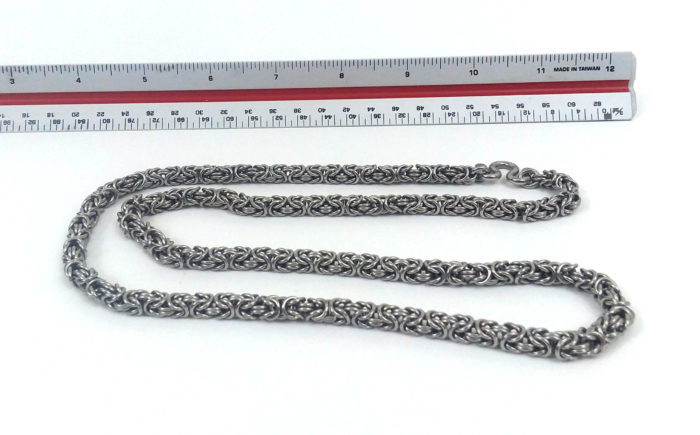 Stainless steel Thai amulet Chain, 28 in