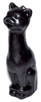 5 1-2" Black Cat Candle